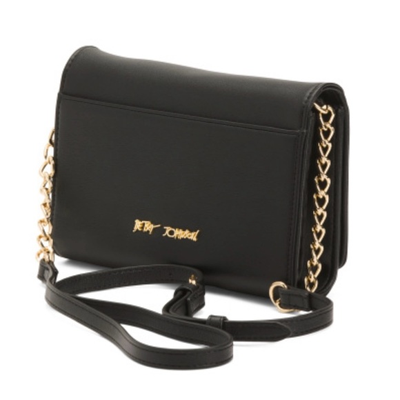 🖤🖤NWT-BETSEY JOHNSON GORGEOUS @Sybil” Crossbody With Studs And Gems🖤🖤 - Picture 12 of 12